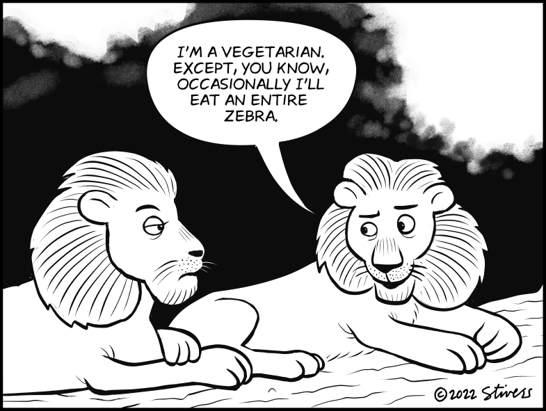 Lion vegetarian